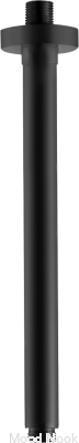 Brazo de ducha FL271-300 Latón, Negro mate