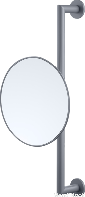 TA816 Miroir de salle de bain en laiton gris Ascot