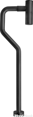 Sifón para lavabo con tubo en S XA200 Latón Negro Mate