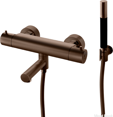 EVM026 grifo para bañera y ducha, latón marrón