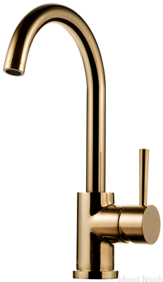 Grifo de cocina EVO180, latón pulido, sin pintar