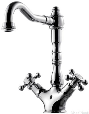 Grifo para lavabo FBLV075, latón cromado
