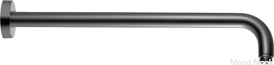 Brazo de ducha de pared 400 ZSOF034 Latón Negro Cromo Cepillado