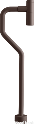 Sifón para lavabo con tubo en S XA200, Latón Marrón 