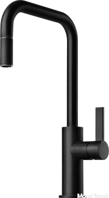 Смеситель для кухни с выдвижным изливом ARM985 Matte Black Brass
