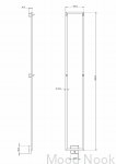 9427074--Grzejnik łazienkowy TW1500-200 Stalowy Miodowe Złoto PVD-Tapwell-Skandynawskie-Uchwyty_2