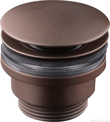 Tapón de lavabo universal emergente 74400 Latón Marrón