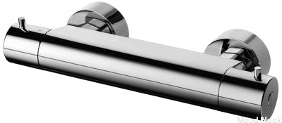 Grifo termostático para ducha EVM168-150, latón cromado