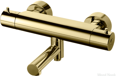Grifo termostático para baño y ducha EVM022-150 Honey Gold Brass