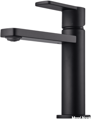 Lin071 Grifo para lavabo de latón negro mate