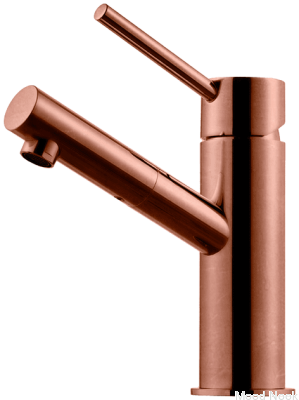Grifo para lavabo BI071, cobre cepillado, sin pintar