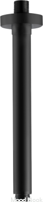 Brazo de ducha de techo FL271-200 Latón Negro Mate
