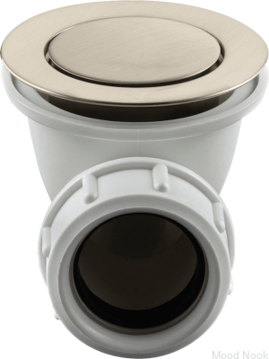  Pop-up badkarsstopp 22200 Borstad Nickel Mässing