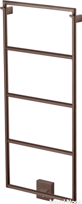 Radiador de baño TW800-400 Acero Marrón Cepillado