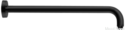 Brazo de ducha de pared 380 ZSOF034 Latón negro mate