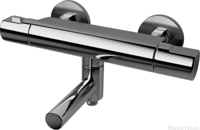 Grifo termostático de pared para bañera ARM022-150 Latón cromado