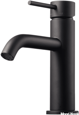 Grifo para lavabo EVM072, Latón negro mate