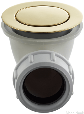  Pop-up badkarsplugg 22200 Polerad mässing, omålad