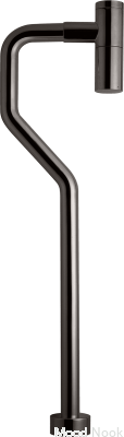 Sifón para lavabo con tubo en S XA200 Latón Negro Cromo