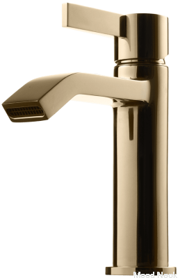 ARM071 grifo para lavabo, latón pulido, sin pintar