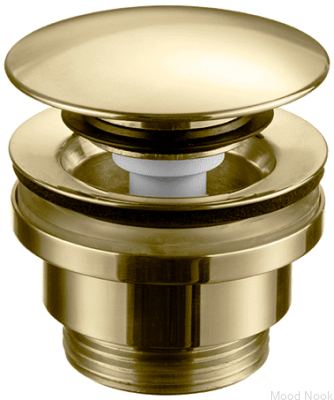 Tapón automático universal para lavabo 74400 Latón Miel Oro