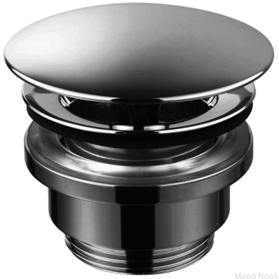 Tapón lavabo universal 68400 Latón Negro Cromo