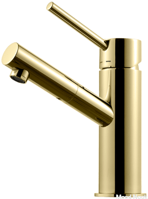 BI071 grifo para lavabo, latón dorado miel