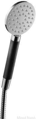 Cabezal de ducha ZDOC095 Cromo con Negro