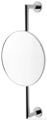 Miroir de salle de bain TA816, laiton chromé
