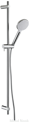 Barra de ducha Dso con soporte de pared regulable ZSAL400 Latón cromado