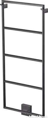 Radiador de baño TW800-400 Acero Negro Mate