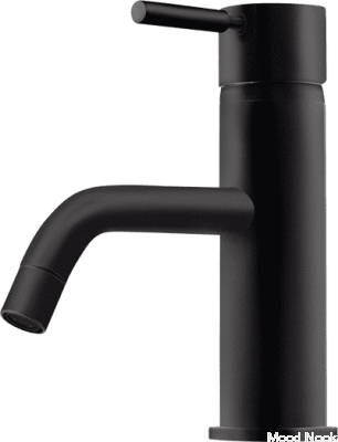 Grifo para lavabo EVM071, Latón negro mate