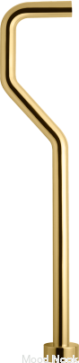Tubo sifão tipo S XA22, Honey Gold Brass