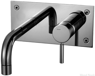 Grifo para lavabo 170 BOX006 Latón Negro Cromo