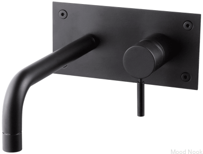 Grifo para lavabo 230 BOX008 Latón negro mate