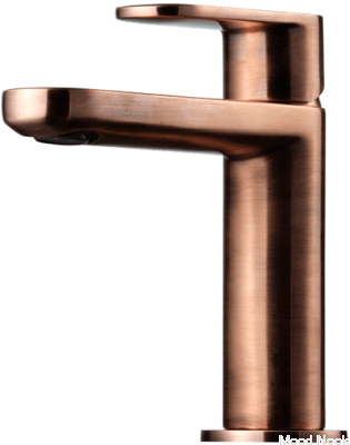 Grifo para lavabo CA071, cobre cepillado, sin pintar