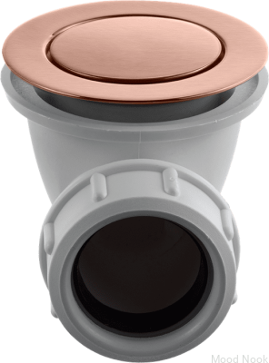 Pop-up badkarsplugg 22200 Borstad koppar Omålad 