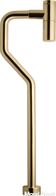 Sifón para lavabo con tubo tipo S XA200 Latón Pulido, Sin Pintar
