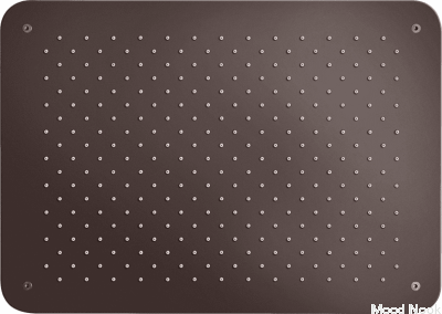Rociador de ducha tipo lluvia rectangular 450 x 320 ZSOF093 Latón Marrón
