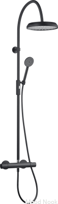 Conjunto de ducha ARM5300-150 Latón Negro Mate