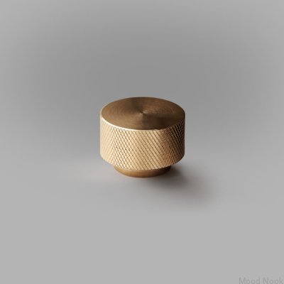 Bouton de meuble Tove S Laiton doré, brossé, non revêtu