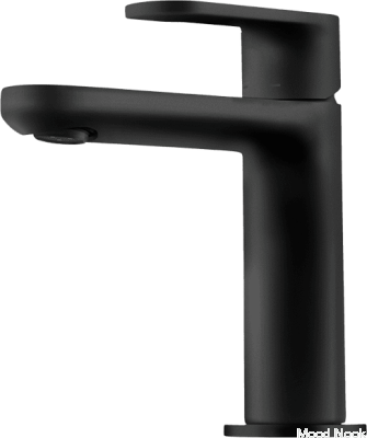 Grifo para lavabo CA071, latón negro mate