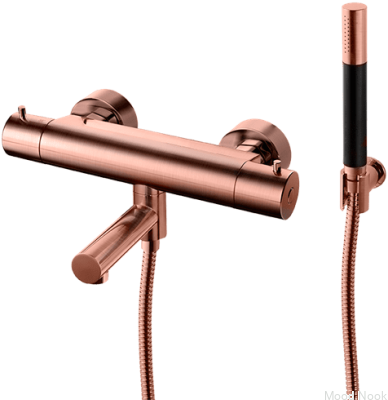 Grifo termostático para baño y ducha EVM026-150 Cobre Cepillado Sin Pintar