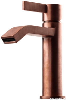 ARM071 grifo para lavabo, cobre cepillado, sin pintar