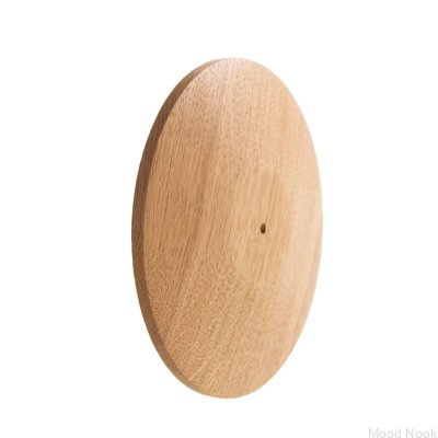 Cojín pomo Roseta redonda 130 Madera Roble - Incoloro Aceite Duro 