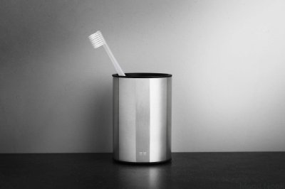 Vaso para cepillo de dientes 7170 Acero cepillado