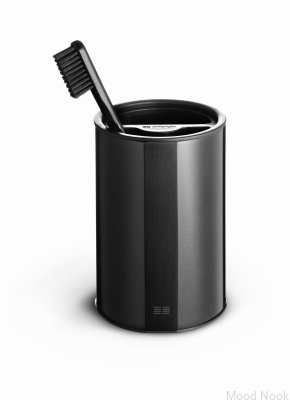 Vaso para cepillo de dientes 7174 Revestimiento de PVD negro
