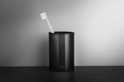Vaso para cepillo de dientes 7174 Revestimiento de PVD negro