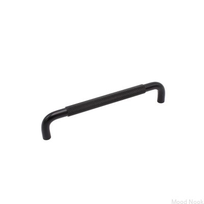 Uchwyt meblowy podłużny Helix 160 Czarny metalowy