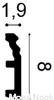 Listwa przypodłogowa SX195 Duropolymer